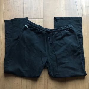Lacoste Men’s Black Cotton Sweatpants Size 8 (XXL)